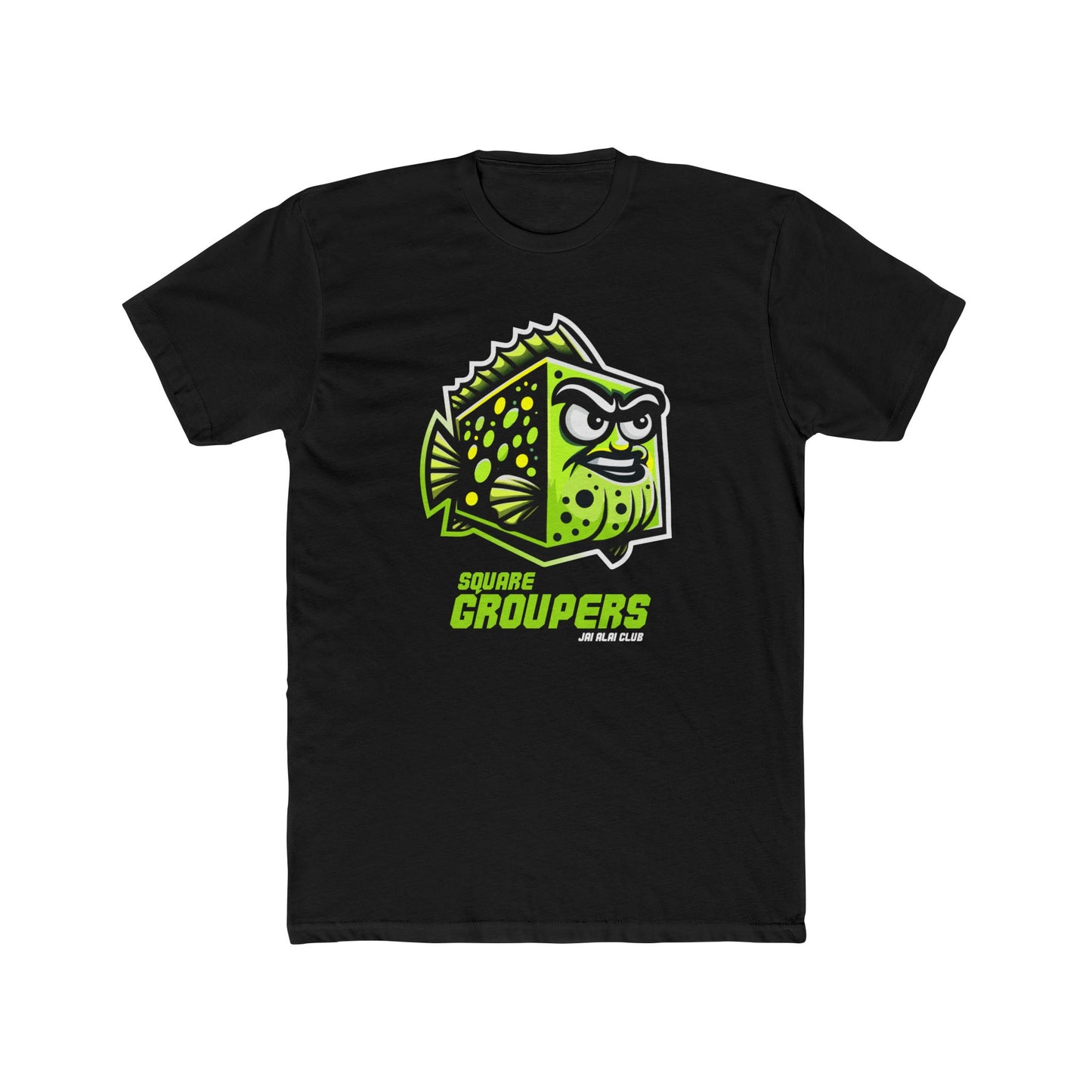 Square Groupers Cotton Crew Tee